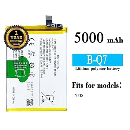 Image of B-Q7 Battery for Vivo Y53S / V2111A / V2058 Battery with 1 Year warrenty**** (P216)