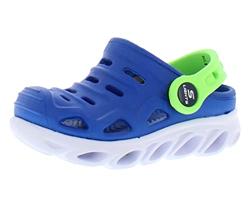 Skechers S Lights-Hypno Splash-Razder Baby Boys Shoes Size 5, Color: Blue/Green