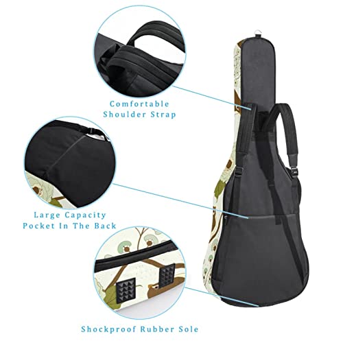 Housse pour guitare acoustique – Motif tournesol mignon avec abeille – 1 cm d’épaisseur – Étanche – 101 cm, Multicolore… - Les Beatles, Paul McCartney, John Lennon, RIngo Starr, George Harrison Housse pour guitare acoustique - Motif tournesol mignon avec abeille - 1 cm d'épaisseur - Étanche - 101 cm, Multicolore… – Image 4
