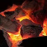 Bigg K Lumpwood Charcoal – 2 Pack (2 x 1kg) | Natural BBQ Charcoal for Grilling | Fast Ignition & High Heat | Long-Lasting Burn | 100% Hardwood | No Additives - Image 3