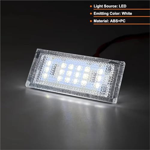 Luz matrícula LED Serie 3 E46 Coupé 2004-2006 acabado premium blanco 5