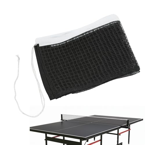 Filet Table Ping Pong, Filet Tennis de Table Ping Pong Pliable, Table Pliable la Compétition l'entraînement, Filets de Tennis de Table Portables Noir