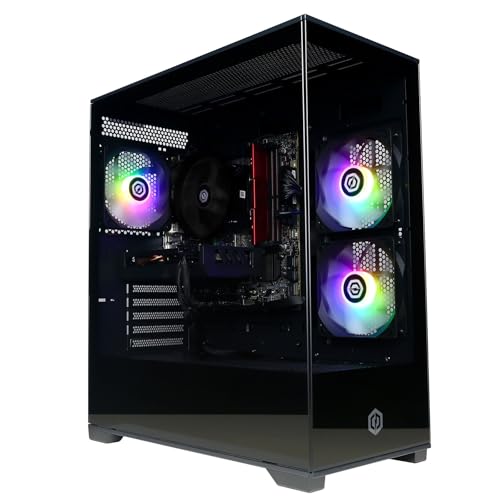 CyberPowerPC Wyvern Gaming PC - AMD Ryzen 7 5700X, Nvidia RTX 5060 8GB, 16GB RAM, 1TB NVMe SSD, 650W...