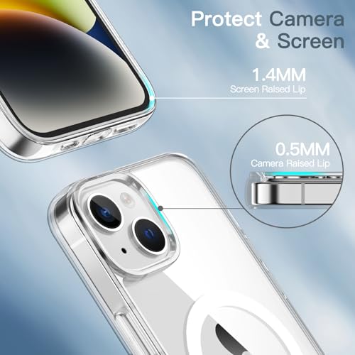 Image of JETech Magnetic Case for iPhone 14 Plus, Clear