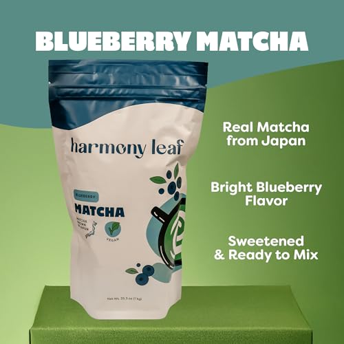 Té matcha sabor arándano 1.0 kg bolsa miniatura 4