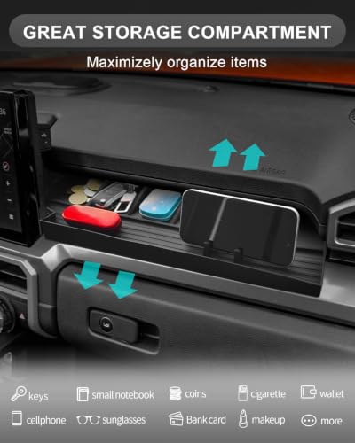 Image of CDEFG for 2026 Toyota 4Runner Tacoma Center Console Front Passenger Storage