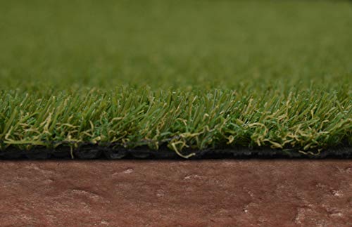 Garland Rug Artificial Grass Turf Indoo/Outdoor Area Rug, 6-Feet by 7-Feet 6 Inch, Green