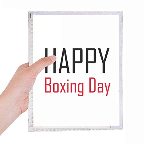 Cahier de boxe à feuilles en spirale rechargeable et modulable