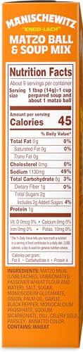 Manischewitz Matzo Ball and Soup Mix, 4.5oz (3 Pack) | Easy Prep | Kosher for Passover | Nothing Artificial | No MSG | Classic Fluffy Texture