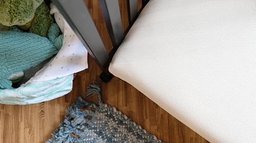 Image of Naturepedic Organic Mini Crib Mattress - Breathable & Lightweight Infant & Toddler Mattress - Waterproof Baby Bed Mattress for Crib - Non-Toxic Mattress for Baby and Toddler Bed - 23.5 inch x 37.5 inch x 3 inch