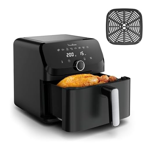 Moulinex Easy Fry Mega, Freidora de aire, 7,5 L Capacidad XL, 8 Programas, Diseño Compacto, Modelo EZ8558F0