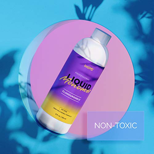 Professional True-Ema Liquid Monomer, Advanced Glamourshield Acrylic Formula, No Mma, Non-Yellowing, Quick Dry, Strongest Adhesion, Acrylic Nail Art Extension Carving (4 Fl. Oz.) #TOP7