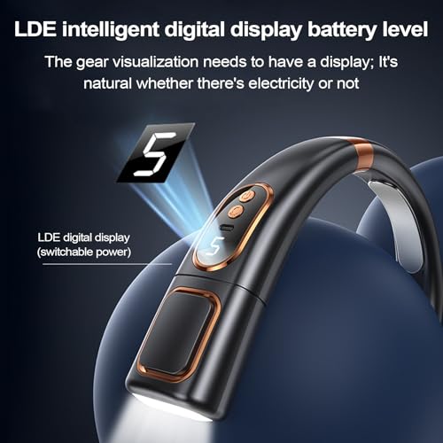 Ventilateur de cou portable contre la chaleur, mini souffleur USB à 5 vitesses - 5