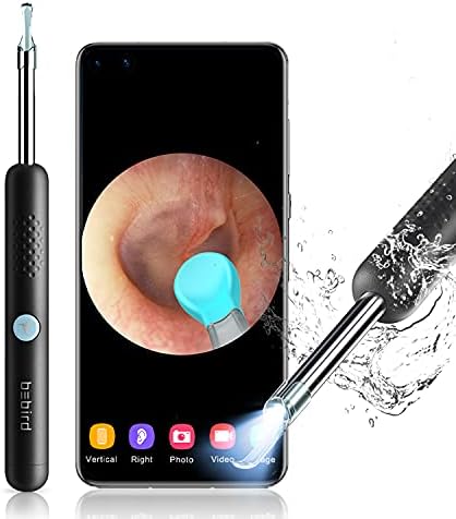Earwax Removal Tool with Camera,Earwax Cleaner Tools with 1080P FHD Wireless Ear Otoscope,Earwax Cleaner Pick Kit for Android,iPhone & iPad