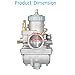 labwork Carburetor 2-stroke Replacement for Polaris Xplorer 250 2000-2002 / Replacement for Polaris Trail Blazer 250 1990-2006
