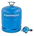 CAMPINGAZ R907 Leere Butan Gasflasche, 2.75 Kg Fassungsvermögen, inklusive 50 mBar Druckregler Bombona de Gas, Unisex Adulto, Azul, Talla única