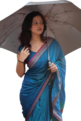 Image of DEVIKA TEXTILES Gouthami Rama Green Narayanpet Cotton Saree | Elegant & Lightweight Saree Women.