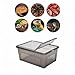 Leefasy Reptile Feeding Box Climbing Pet Breeding Box Portable with Small Vents Turtle Transport Container Hatching Case for Scorpion, Black