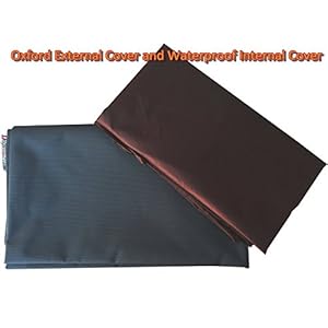   Dogbed4less-Do-It-Yourself-DIY-Pet-Bed-Pillow-Duvet-Oxford-Cover-Waterproof-Internal-case-for-DogCat-at-Large-48X29-Dark-Slate-Color-Covers-only