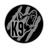 Patch patch k9–noir/gris hundestaffel police armée berger allemand chien camouflage uniform drogenhund dSH utilisation#16885