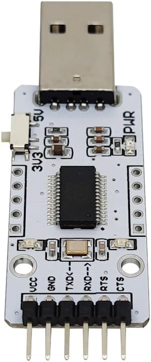FT232RL USB A to TTL Serial Adapter Conversion Module USB to uart Serial Communication Module Brush Board 3.3/5V Level Output migrated Template (USB Type-A).