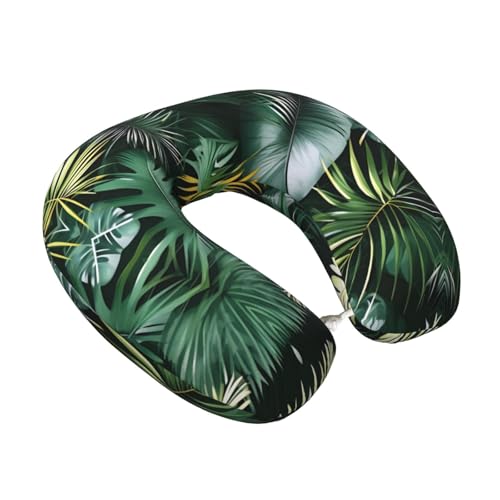 Almohada de Viaje con Estampado Tropical y Soporte Cervical miniatura 2
