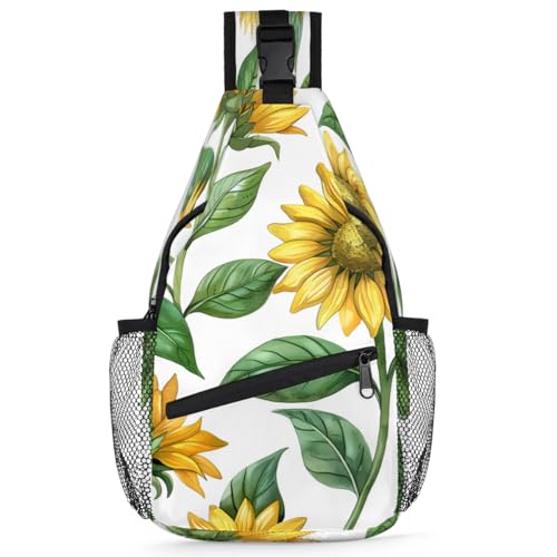 Bolso tipo sling unisex para senderismo y viaje 7.9x3.5x14.2 pulg