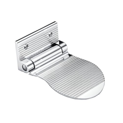 Pédale d'équilibre antidérapante en aluminium pour sécuriser le rasage des jambes sous la douche