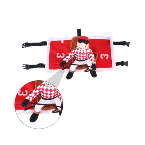 Disfraz para Perro Ropa de Carreras Rojo Talla M miniatura 6