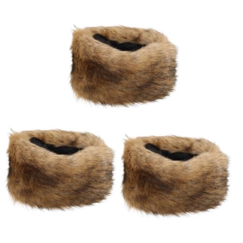Ipetboom Faux Fur Hat for Women All Match Warm Headband for Outdoor Activities for Skiing Snowboarding Hiking and Shopping Stylish Decorative Accessory