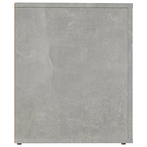 Armoire d'appoint chambre gris béton compacte pour optimiser les petits espaces