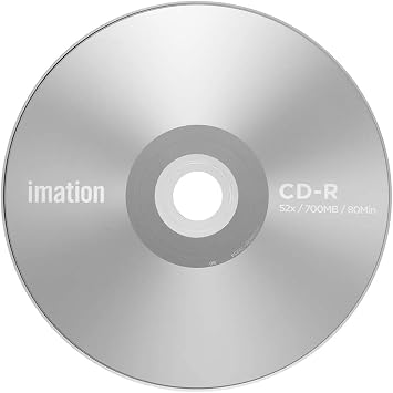 Imation 50 Pack CD-R 52X 700MB/80Min Branded Logo Blank Media Recordable Data Disc