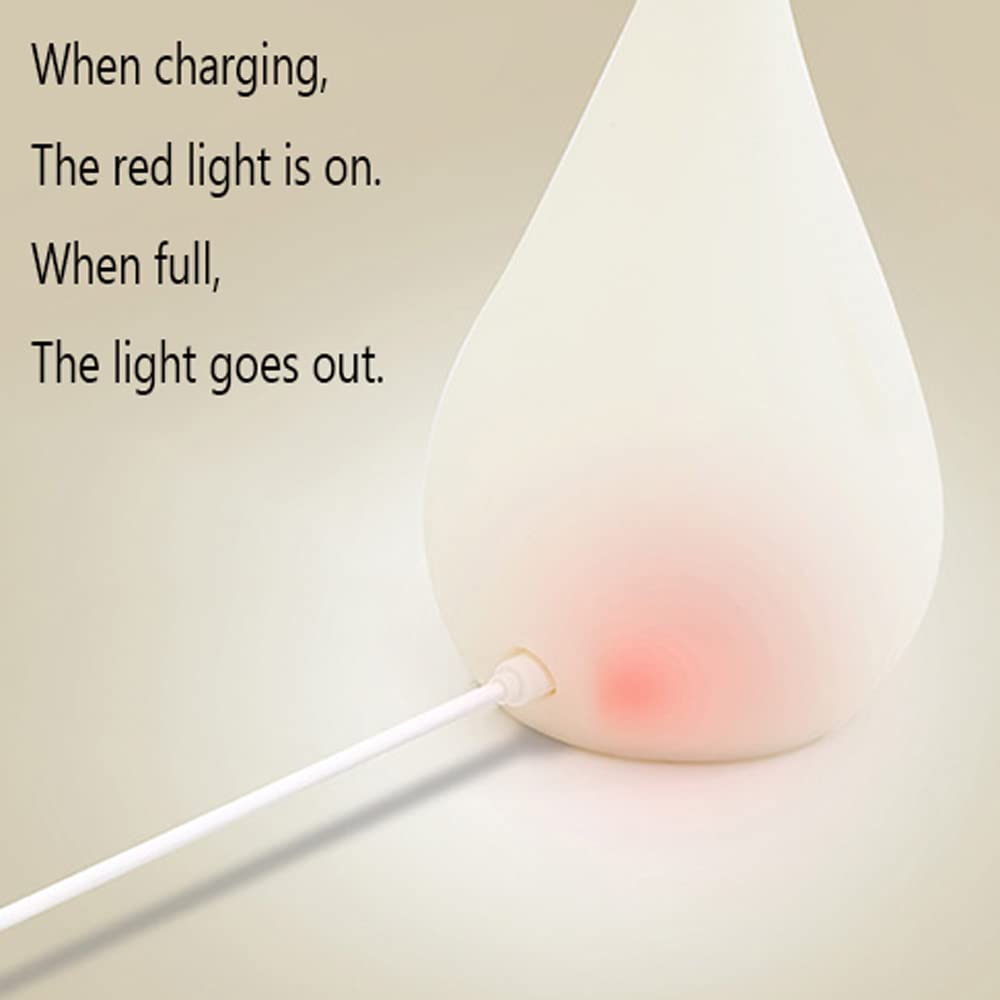 Luce Notturna in Silicone a Forma di Anatra Lampada per Allattamento a LED dimmerabile Lampada da Tavolo Decorativa per Camera da Letto Ricaricabile Luce di Sonno per Bambini Regali