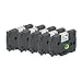 Produktbild Colour Direct - 5 X Rollbandkassette TZE-131 / TZ-131 Etikettenband kompatibel mit Brother GL-100 GL-200 GL-200VP GL-H100 GL-H105 GL-H105VP PT-1000 PT-1000P PT-1005-12mm x 8m Schwarz auf Transparent