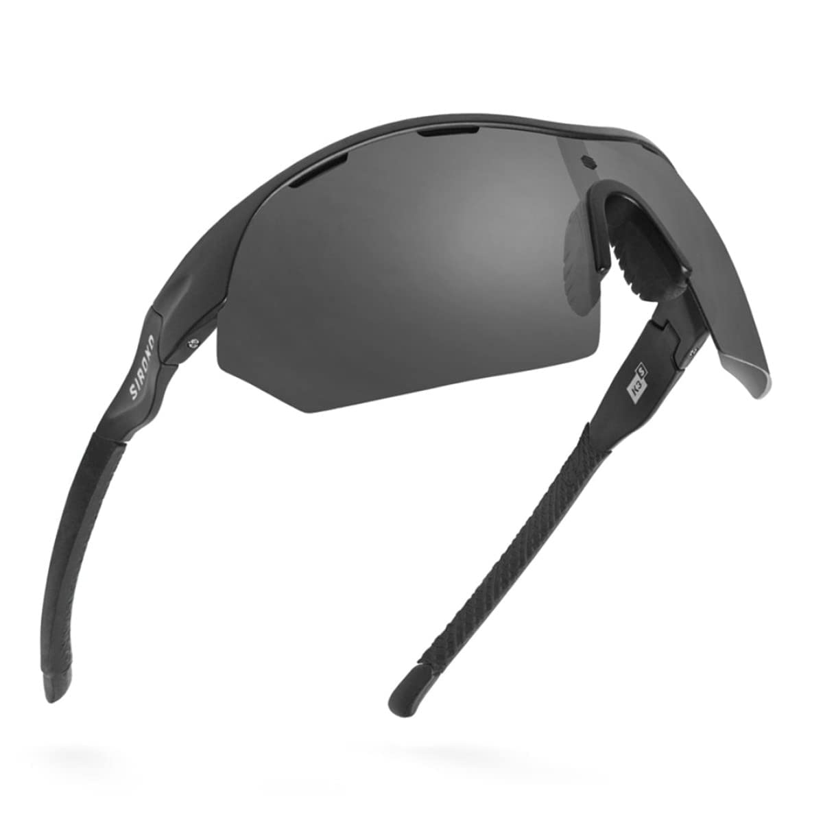 SIROKO Gafas fotocromáticas ciclismo K3s PhotoChromic La Palma Negro Hombre y Mujer
