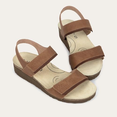 Image of NAOT Kayla Women's Sandals - Supportive 3-Strap Design with Backstrap, Cork & Latex Footbed - Arch Support - Travel-Friendly Comfortable Walking Sandals for All-Day Wear