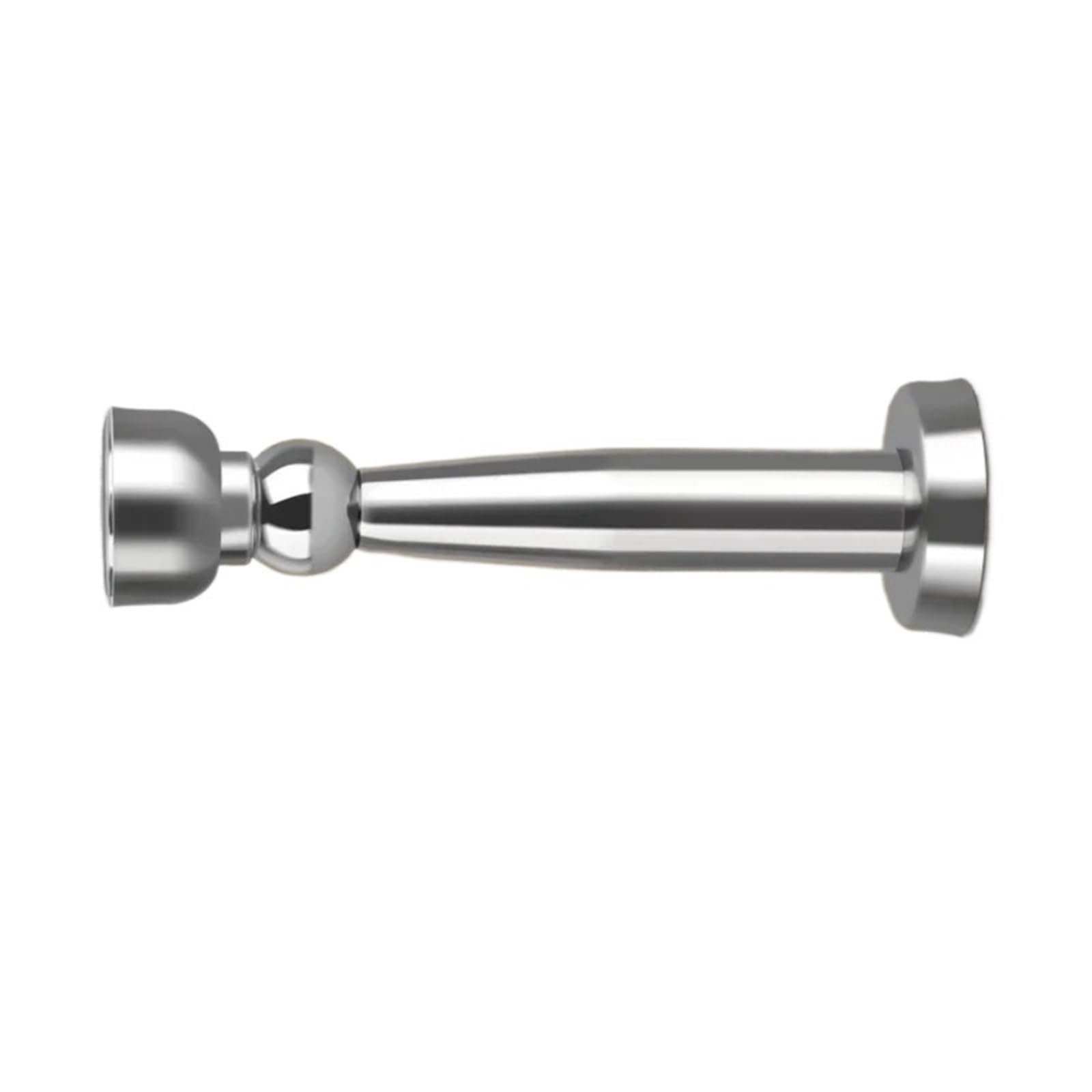 Iopklytf Silvery-15Cm Door Stopper Stainless Steel Magnetic Door Stopper