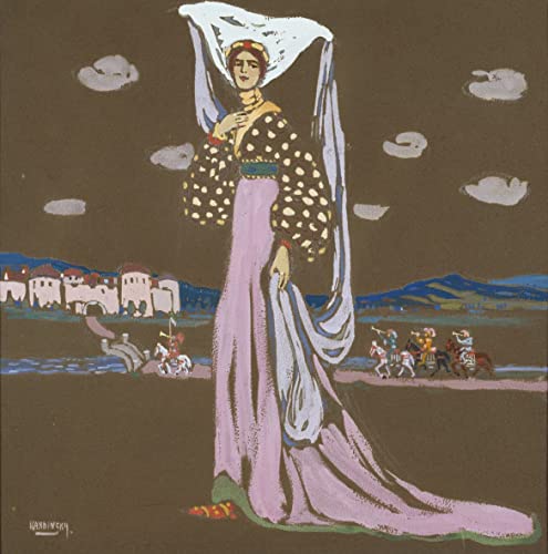 Kandinsky The Night Walking Lady poster pour éveiller vos émotions artistiques