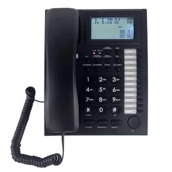 Kit Centralino telefonico 4 linee esterne 16 interni completo di 10 telefoni Professionali