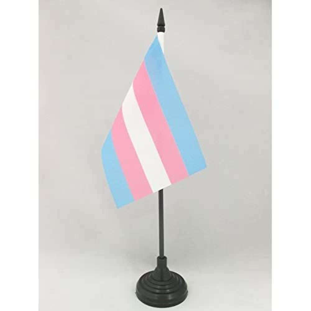 Drapeau De Table France Sacré Cœur - Petit Drapeau Catholique Avec Socle, 21x14 Cm - 12