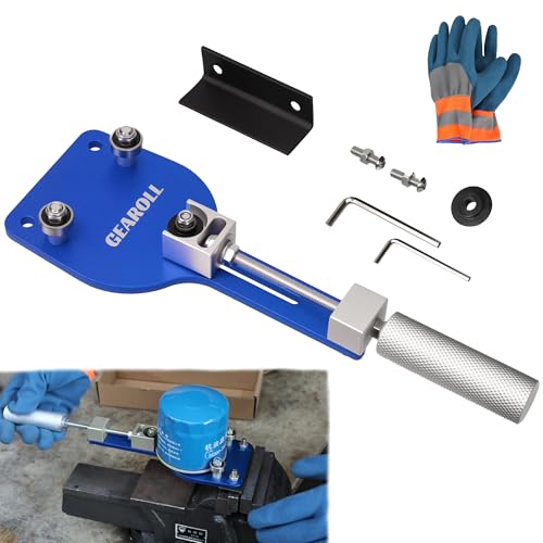 Oil Filter Cutter Tool with Vise Jaw Plate