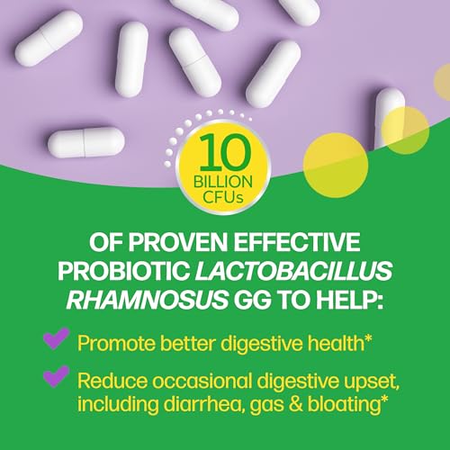 Culturelle Daily Probiotic, Digestive Health Capsules | Works Naturally with Your Body to Keep Digestive System in Balance | With the Proven Effective Probiotic | Packaging May Vary (30 Count)