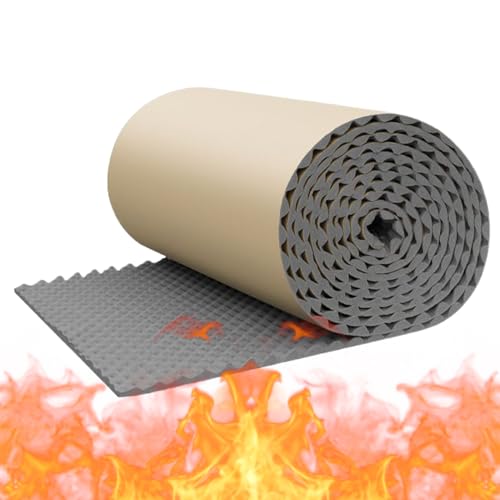 Schalldichte Paneele – Akustikschaum-Pads, selbstklebende Rückseite, Schallschutzplatten zur Geräuschreduzierung, Echodämpfung von Innenwänden, Studio, Wohnung oder Auto Sound Control Solutions