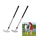 Vdaxvme Telescoping Golf Putter 2 Section Adjustable Aluminium Golf for Precise Strokes Control and Outdoor Training Antislip Grip Practice