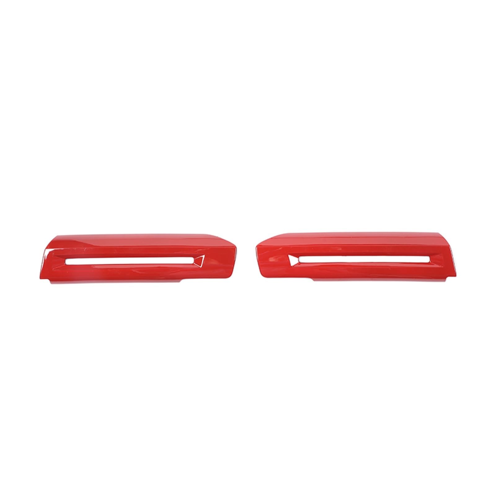 Lsdsaaza Red Interior Inner Handle Car Interior Inner Door Handle Decoration Cover Trim For Ford For Mustang 2015-2024(Red)