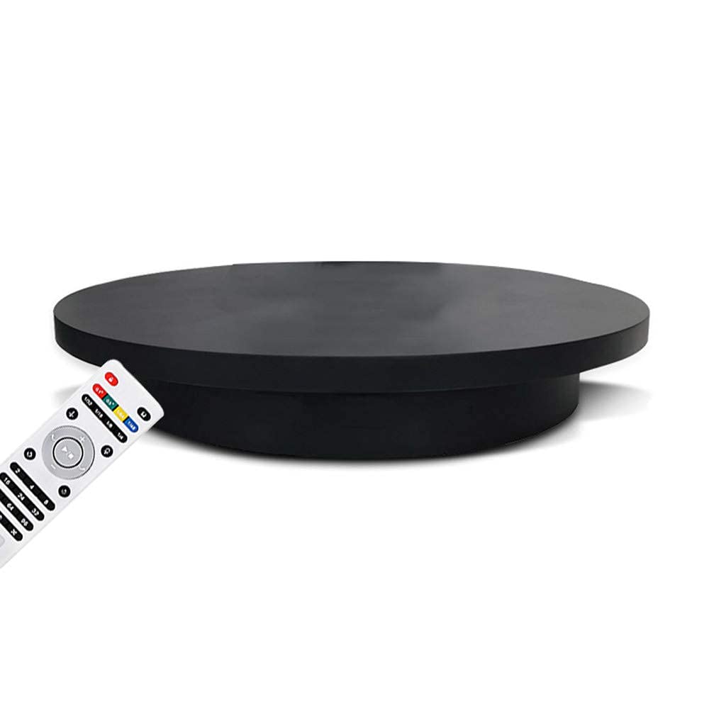 Plataforma giratoria eléctrica para exhibición de Productos, Soporte de exhibición Giratorio de 360 ​​° con rodamientos de Bolas de Acero, Plataforma giratoria de 40 cm × 6,5 cm