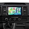 ACAVICA 9" IPS Android 15 Car Stereo Radio for VW Transporter T6 2016-2021, Wireless CarPlay Android Auto, Bluetooth 5.4 WiFi 6, 4+64GB Head Unit, GPS Navigation, DSP, FM/RDS with HD Rear Camera