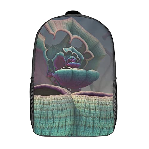 Sac à dos scolaire Fractal 17 pouces imprimé 3D grand cartable mixte pour enfants
