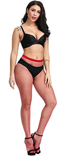 Women's Fishnet Stockings Sexy Tights High Waisted Pantyhose3