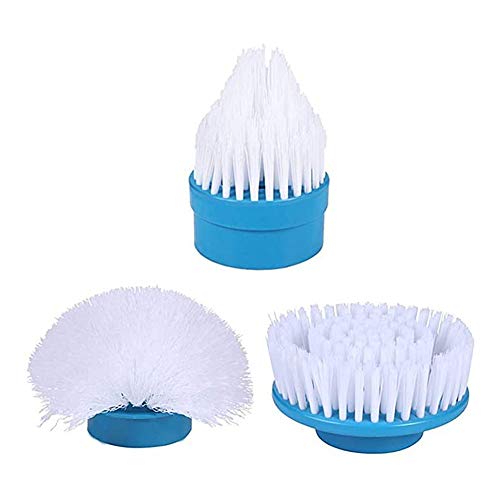 Preisvergleich Produktbild 3 Stück Elektrische Reinigungsbürste Bürstenaufsatz, Reinigungsköpfe Bürstenköpfe, für Ecken, Badzimmer, Toilette, Badewannen, Fliesen und Boden Reinigungsbürstenkopf